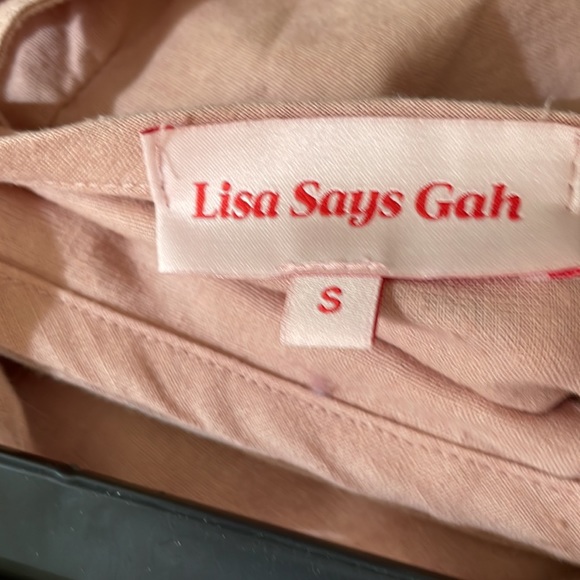 Lisa Says Gah Linen Wrap-Around Skirt - Picture 6 of 6
